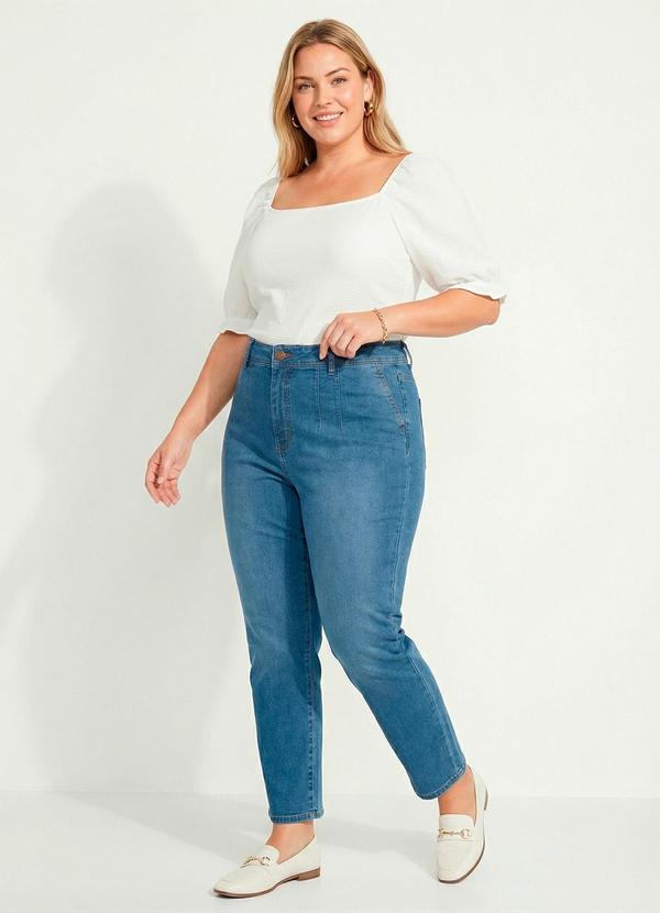 Marguerite - Blusa Branca em Malha Anarruga 6