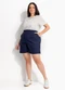 Marguerite - Blusa Preta em Malha com Bordados de Coração - variação: Branca
