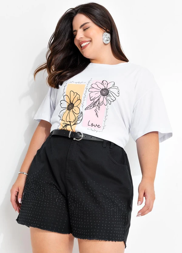 Marguerite - Blusa Branca em Malha de Algodão 3