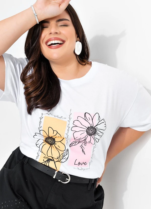 Marguerite - Blusa Branca em Malha de Algodão 4