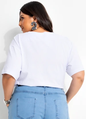 Marguerite - Blusa Branca em Malha de Algodão - MARGUERITE