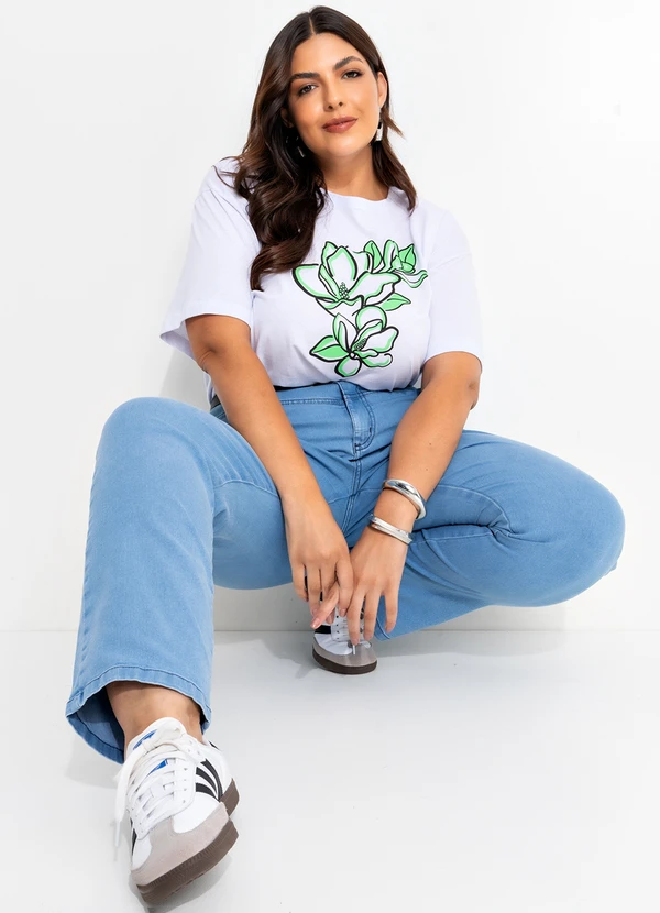 Marguerite - Blusa Branca em Malha de Algodão 5