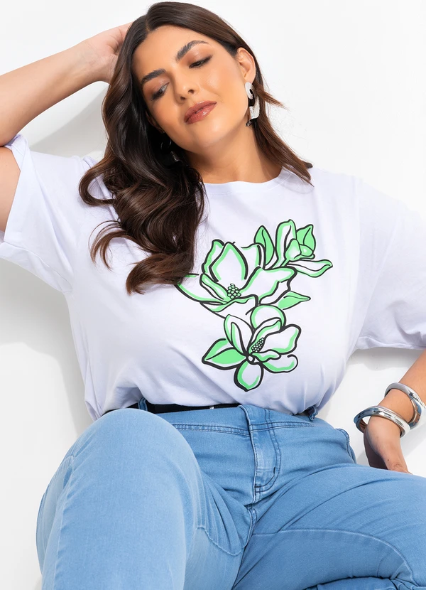 Marguerite - Blusa Branca em Malha de Algodão 6