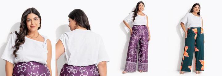 Blusa Branco em Malha de Algodo