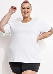 Blusa Branco em Microfibra - Dry Fit Uv50+