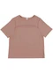 Malwee - Blusa Canelada Cut Out PlusBranco - variação: Marrom Claro