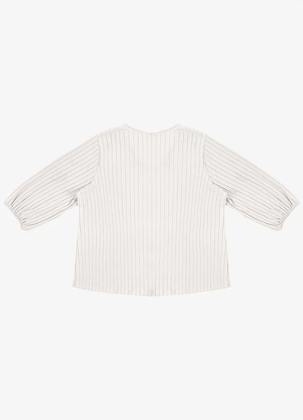 Infinita Cor - Blusa Canelada Plus Bege 2