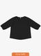Infinita Cor - Blusa Canelada Plus Rosa - variação: Preto