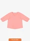 Infinita Cor - Blusa Canelada Plus Rosa - variação: Rosa