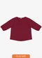 Infinita Cor - Blusa Canelada Plus Rosa - variação: Vermelho