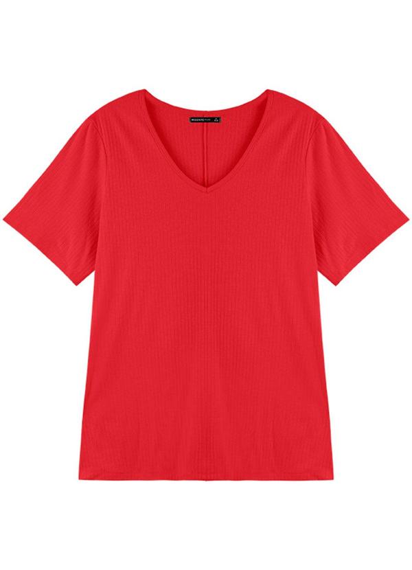 Rezzato - Blusa Cute Vibes Plus Size Feminino Vermelho