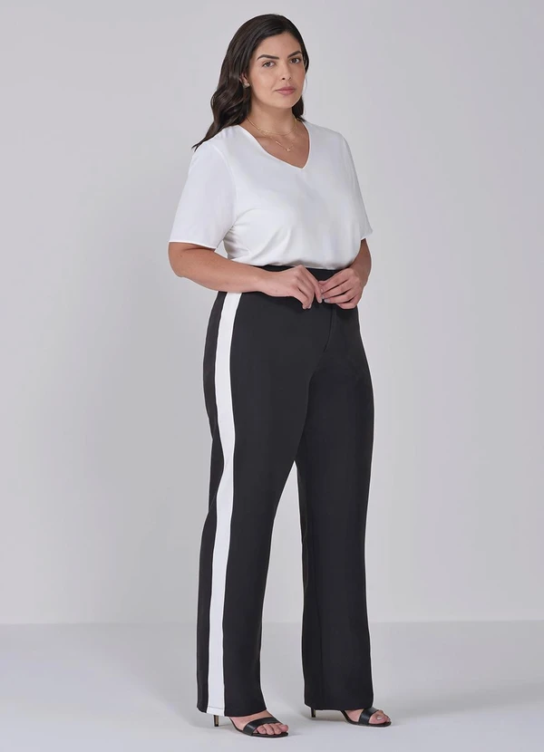 Principessa - Blusa de Manga Curta Plus Size Off White Idra 3