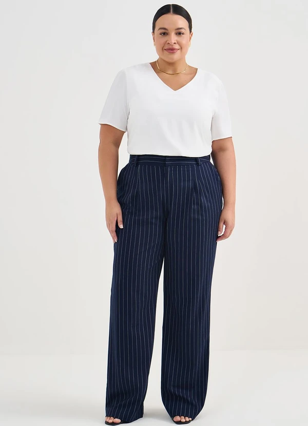 Principessa - Blusa de Manga Curta Plus Size Off White Idra 5