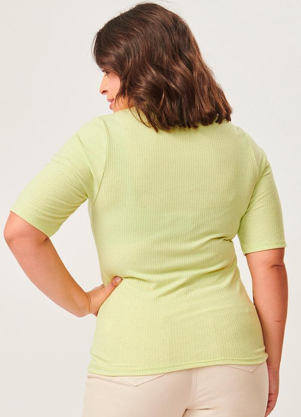 Lisamour - Blusa Decote Torcido Verde 2