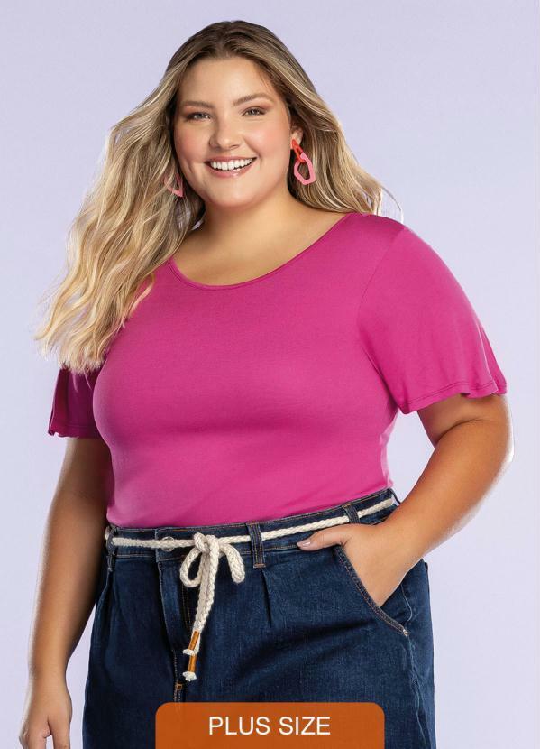 Maelle - Blusa Detalhe Costas Rosa