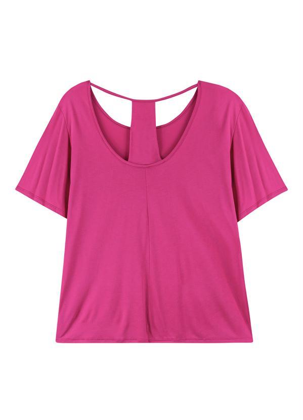 Maelle - Blusa Detalhe Costas Rosa 5