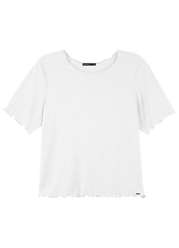 Rezzato - Blusa em Ribana Style Plus Feminino Branco 3