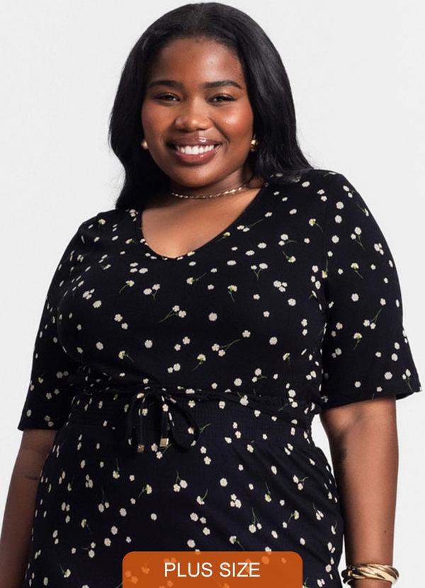 Secret Glam - Blusa Estampada Feminina Preto