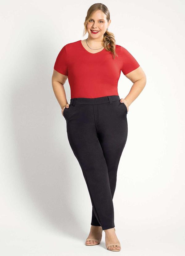 Habana - Blusa Feminina Adulta Sofisticada Vermelho 2