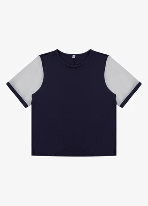 Infinita Cor - Blusa Feminina Azul - INFINITA COR