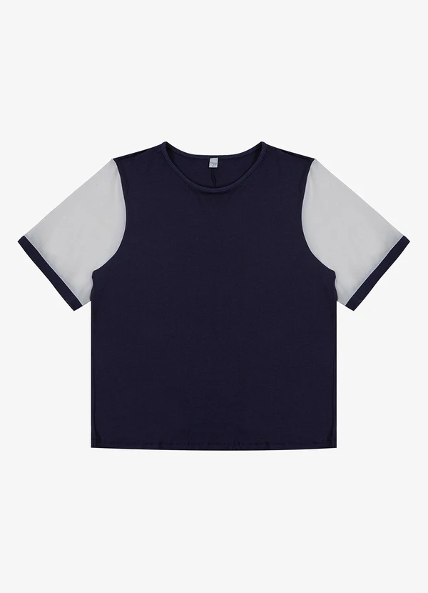 Infinita Cor - Blusa Feminina Azul