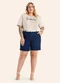 Secret Glam - Blusa Feminina com Bordado Bege - variação: Bege