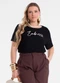 Secret Glam - Blusa Feminina com Bordado Bege - variação: Preto