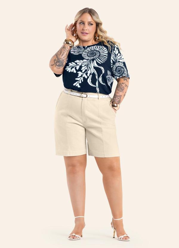 Secret Glam - Blusa Feminina Estampada Azul
