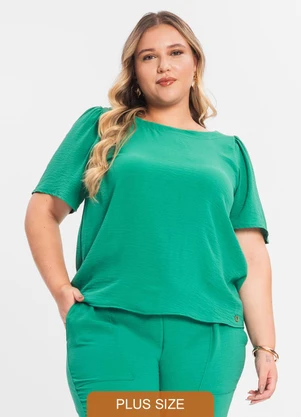 Secret Glam - Blusa Feminina Lisa Verde - SECRET GLAM