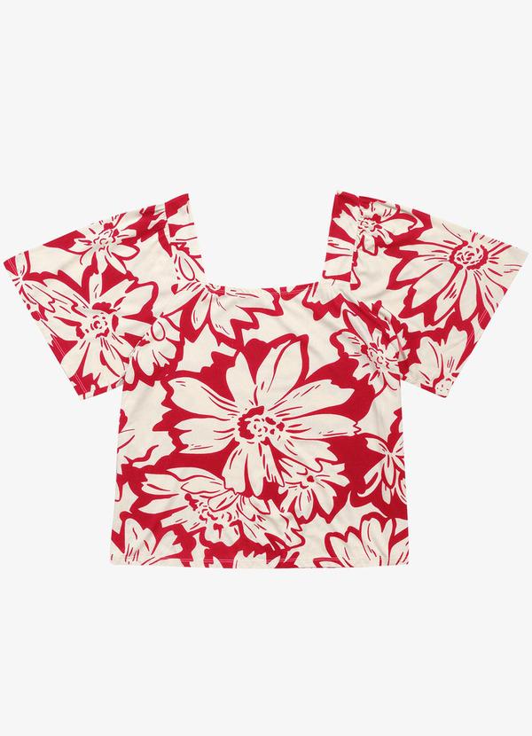 Secret Glam - Blusa Feminina Manga Ampla Vermelho 5