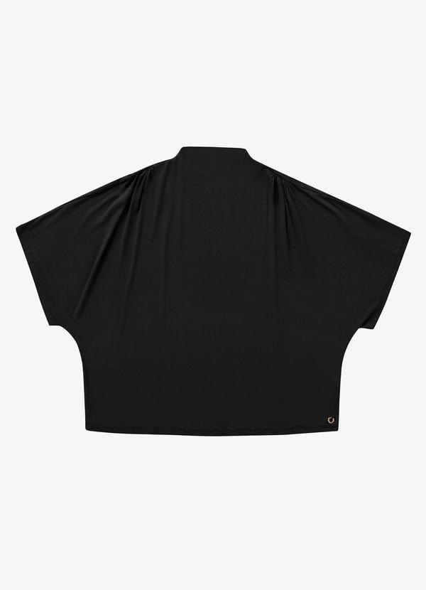 Secret Glam - Blusa Feminina Manga Curta Preto 5