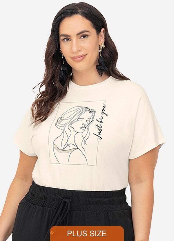 Secret Glam - Blusa Feminina Manga Morcego Bege