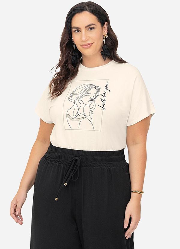 Secret Glam - Blusa Feminina Manga Morcego Bege 2