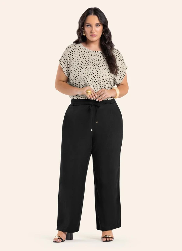 Secret Glam - Blusa Feminina Manga Morcego Bege