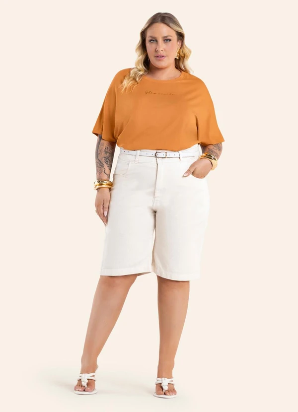 Secret Glam - Blusa Feminina Manga Morcego Marrom