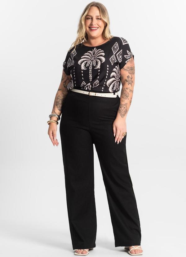 Secret Glam - Blusa Feminina Manga Morcego Preto 3