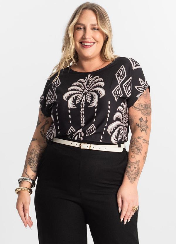 Secret Glam - Blusa Feminina Manga Morcego Preto 4