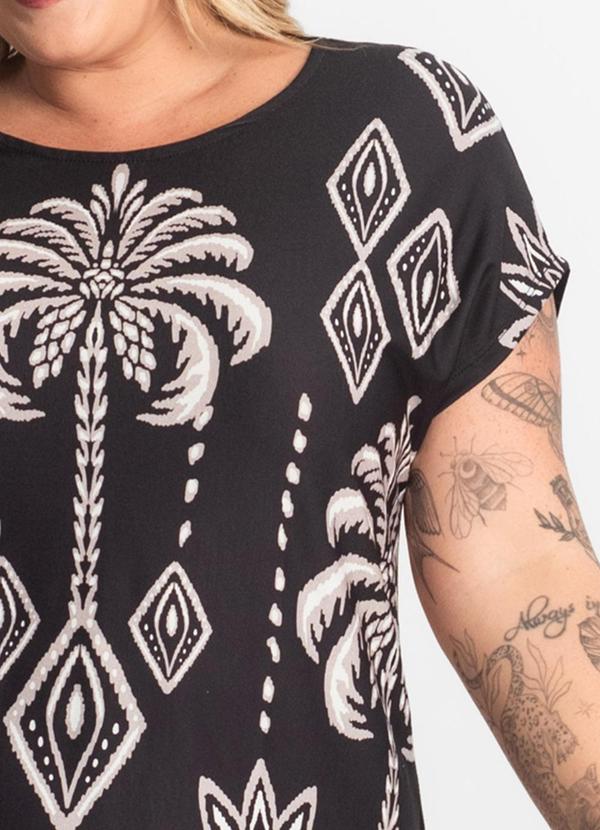 Secret Glam - Blusa Feminina Manga Morcego Preto 5