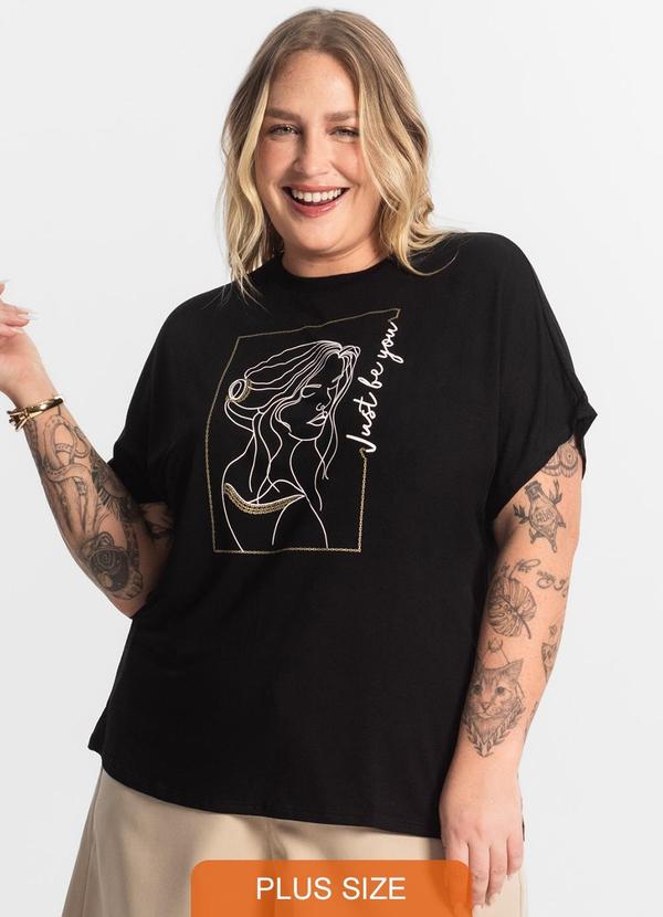 Secret Glam - Blusa Feminina Manga Morcego Preto