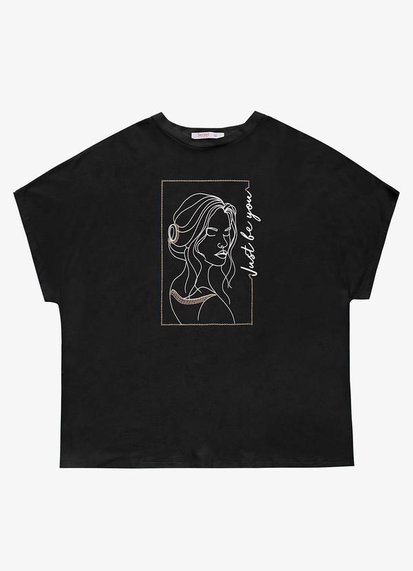 Secret Glam - Blusa Feminina Manga Morcego Preto 6