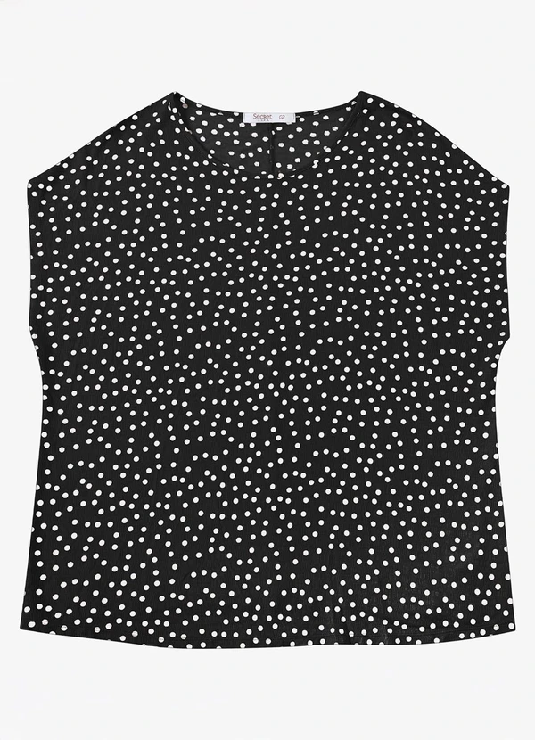 Secret Glam - Blusa Feminina Manga Morcego Preto
