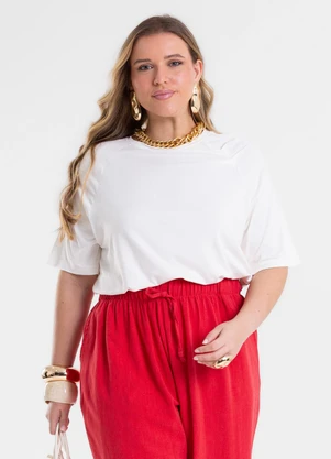 Secret Glam - Blusa Feminina Manga Raglan Bege - SECRET GLAM