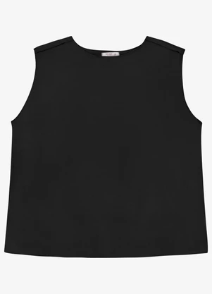 Secret Glam - Blusa Feminina Plus Manga Morcego Preto - SECRET GLAM