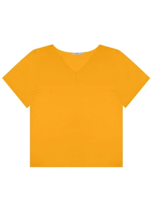 Secret Glam - Blusa Feminina Plus Size Amarelo - SECRET GLAM