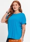 Secret Glam - Blusa Feminina Plus Size Verde - variação: Azul