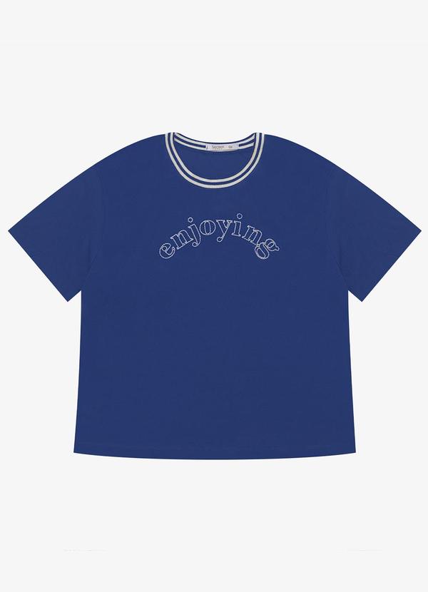 Secret Glam - Blusa Feminina Plus Size Azul 5