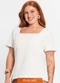 Secret Glam - Blusa Feminina Plus Size Bege - variação: Bege