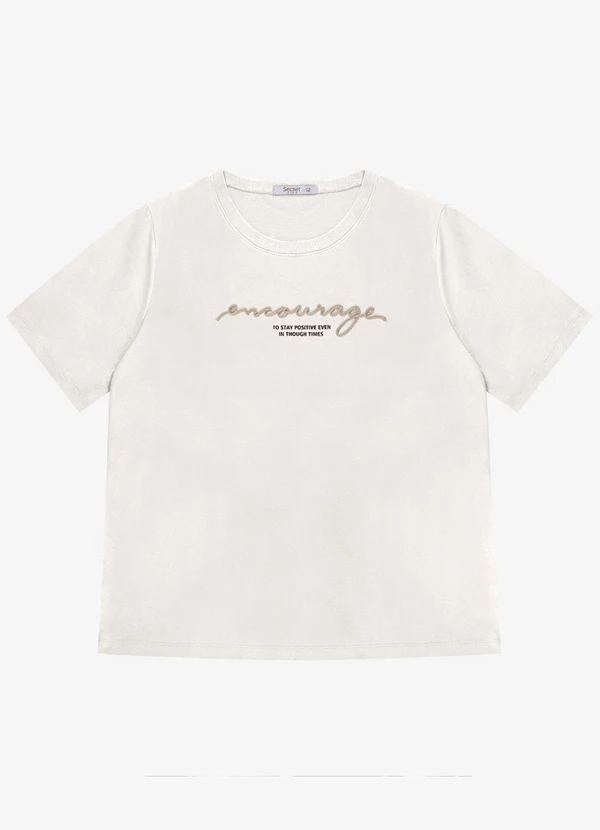 Secret Glam - Blusa Feminina Plus Size Bege