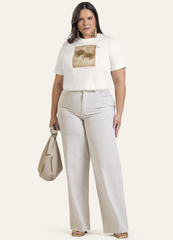 Secret Glam - Blusa Feminina Plus Size Bege 1