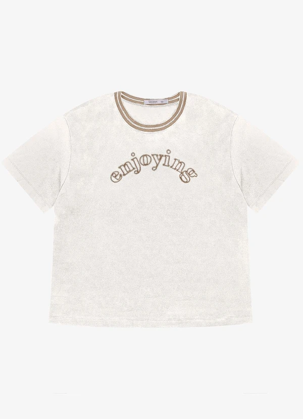 Secret Glam - Blusa Feminina Plus Size Bege 5